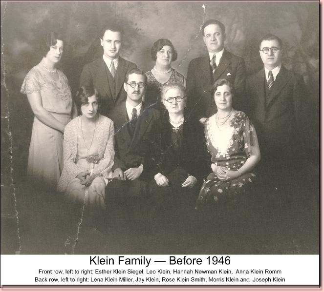 KLEINfamilybef1946